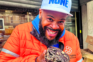 Babka King Chris finds food for thought in Israel