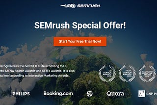 SEMrush FREE Trial — How to Get a Free SEMrush Account with Video Tutorial!