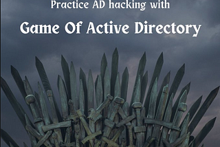 Game of Active Directory (GOAD), setup the lab in linux machine