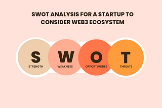 SWOT analysis for a startup to consider web3 ecosystem