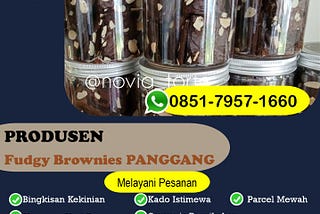 WA 0851–7957–1660, Brownies Fudgy Ultah Surabaya Noviatorte