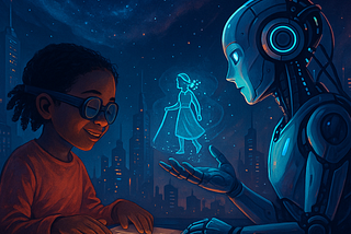 Reimagining Data Literacy for Blind Children with AI and Storytelling