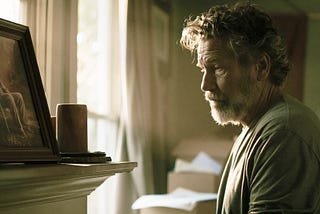 A man pauses while sorting his late father’s belongings and studies an old family photograph, realizing there was more to his father than the story he had always believed.