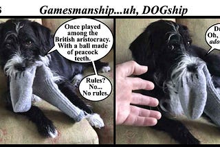 Gamesmanship…uh, DOGship