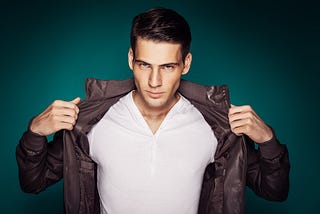 The Man in the Blue-Striped Shirt