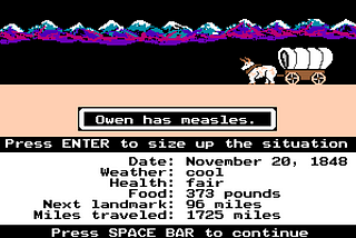 The Oregon Trail (1971) — Games Considered The Best #1