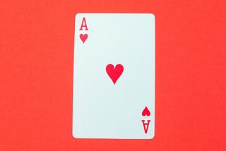 Three hearts and a Spade