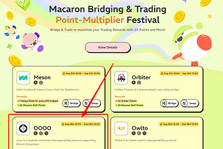 Macaron Bridging & Trading Point-Multiplier Festival