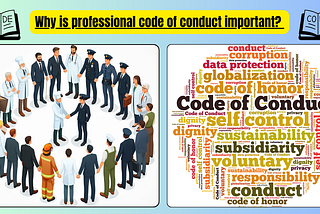 Why is professional code of conduct important?