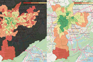 Human Development Index by Neighborhood in Sao Paulo City