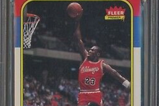 Michael Jordan rookie card fleer