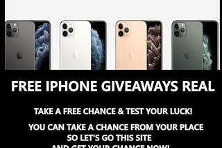 how to get a free iPhone