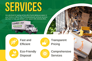 Cleared 4 U: Your Trusted Partner for Junk Removal in Manchester