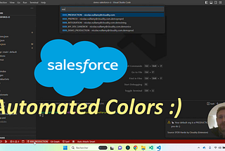 Automated colors for your Salesforce orgs in Visual Studio Code