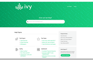 Ivy Project Updates (December)