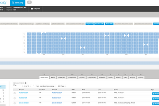 RiskIQ Dashboard