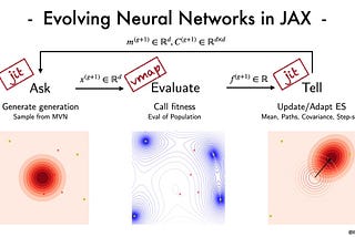 Evolving Neural Networks in JAX