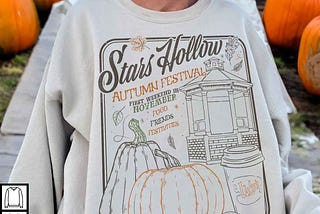 Gilmore Girls Sweatshirt, Rory Lorelai Inspired, Stars Hollow Fall Festival