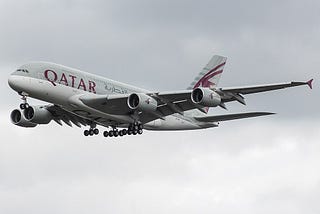 Qatar Airways airplane