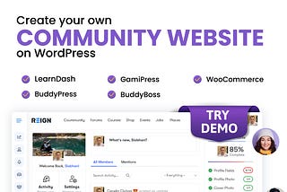 Creating a team-building online community website