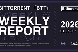 BitTorrent Weekly Report | 01.05–01.11