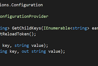 Custom Configuration in .NET Core 2+