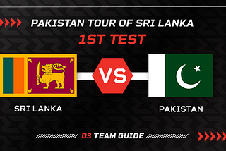 Sri Lanka vs Pakistan 1st Test | D3 Guide