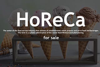 #HoReCa for sale