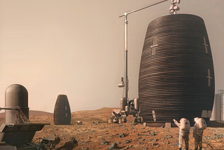 3D printed homes on Mars