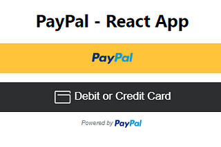Integrating PayPal as a payment gateway for your React app