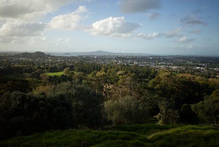 View from near the top of One Tree Hill