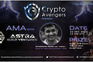 AMA with Astra Guild Ventures || Dec-22–2021