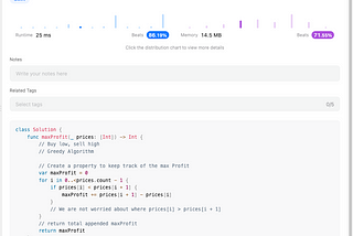 [LeetCode in Swift] Best Time to Buy and Sell Stock II