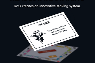 The IMO project launches a new staking system!