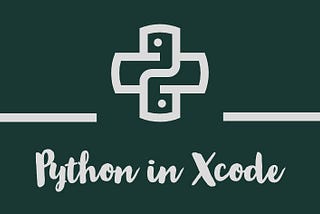 Using Python in Xcode