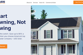 UES Solar website