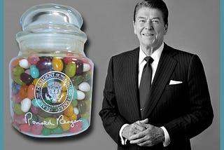 The real reason Ronald Reagan received a shipment of 300,000 Jelly Beans a month.