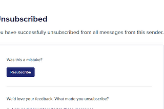 How I was able to unsubscribe anyone from company’s notifcation into there email via…