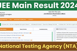 JEE Main 2024 Result OUT 13 Feb