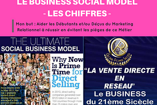 -LES CHIFFRES- DE LA “VENTE DIRECTE EN RESEAU” LE BUSINESS SOCIAL MODEL