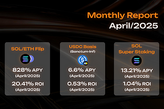Monthly Report — April/2025