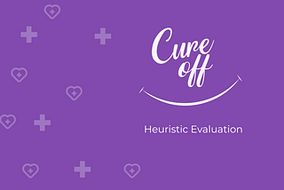 Heuristic evaluation-Cure off