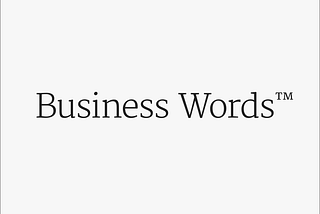 Business Words™