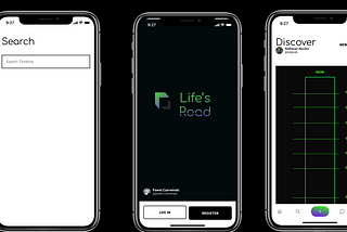 “Life‘s Road”: A Mapping Your Journey App (Product Design Case Study)