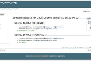 Ubuntu Kernel 4.9 on XU4