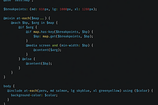 Concise Sass Mixin for Media Queries