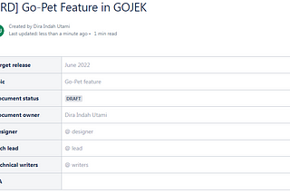 Go-Pet Feature in GO-JEK