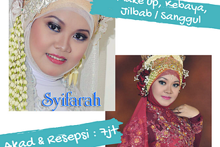 Make Up Pengantin Akad Nikah & Resepsi