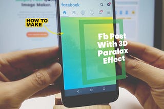 How to turn plain text into a magical Facebook 3D parallax effect post