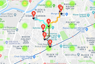 Preventing Sexual Harassment by Finding the Safest Route Using Grid Coverage Techniques